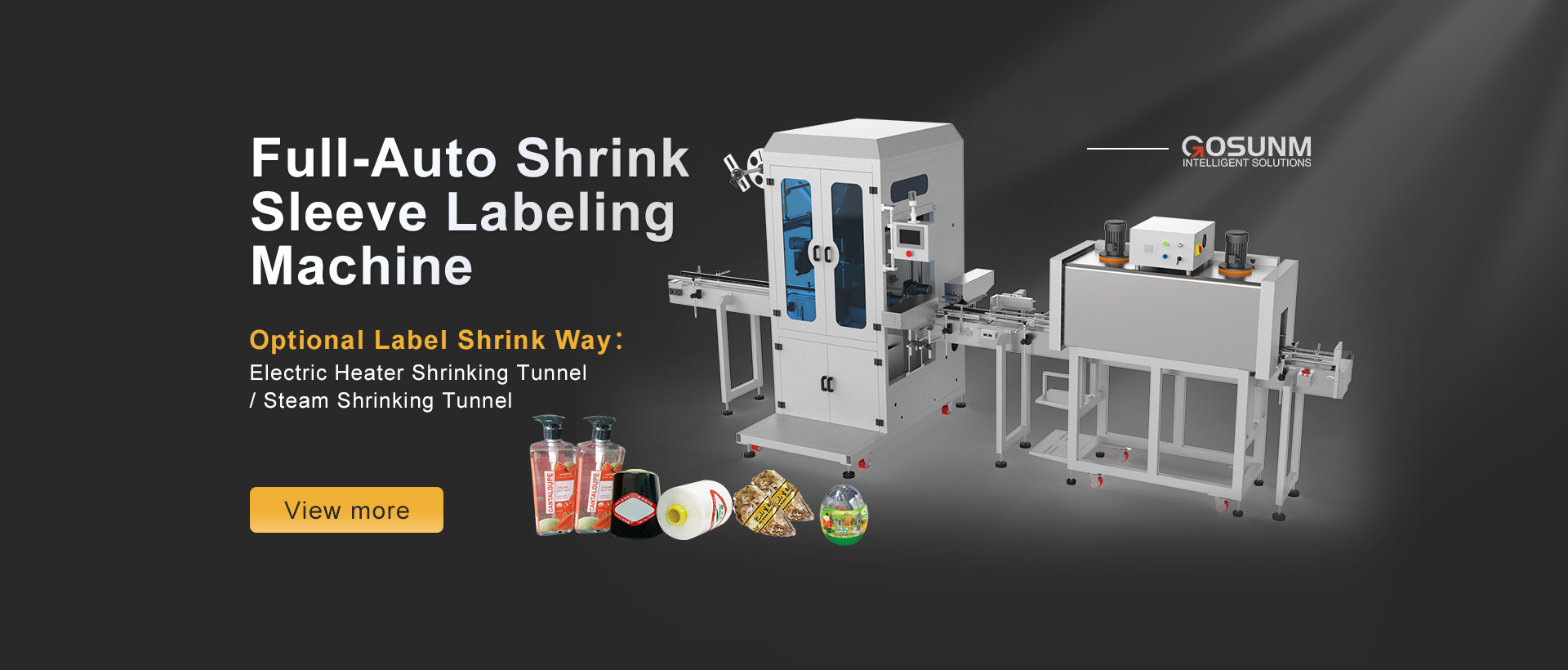 Fully automatic shrink sleeve labeling machine