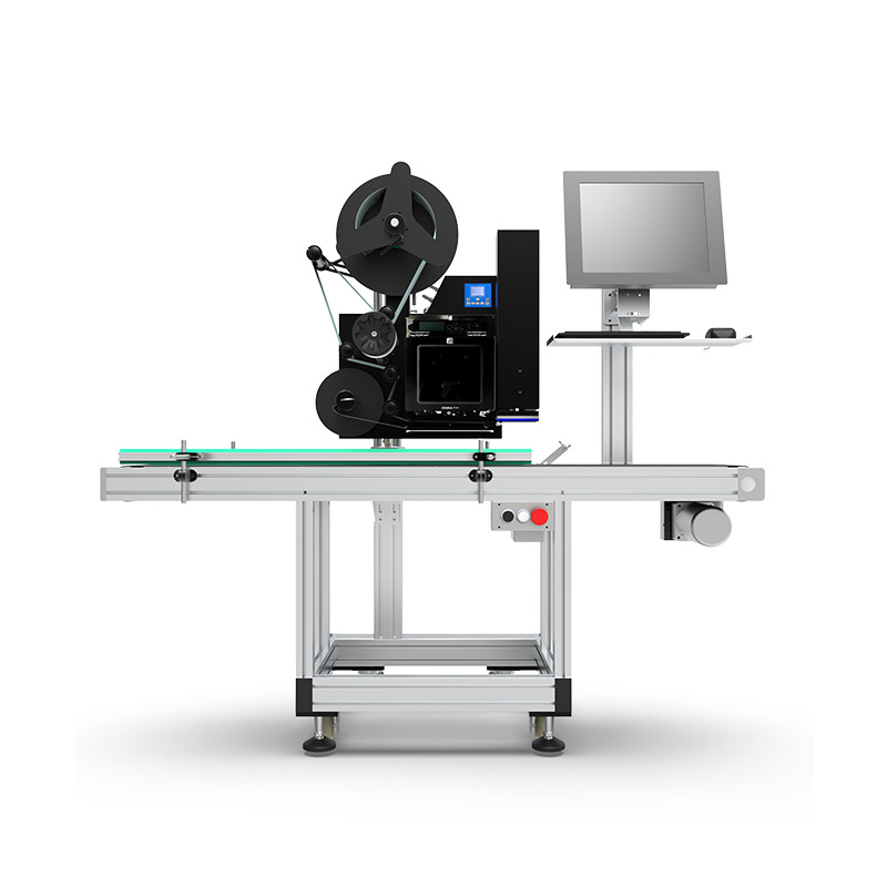 Automatic real-time printing and labeling machine for express delivery industry