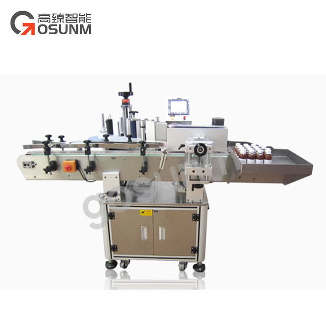Automatic Vertical Roll to Roll Round Bottle Labeling Machine