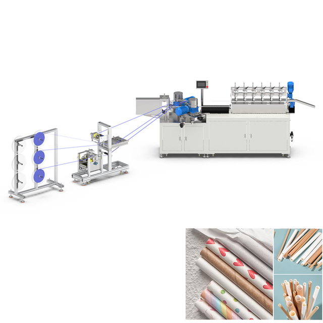 Automatic Paper Straw Making Machine