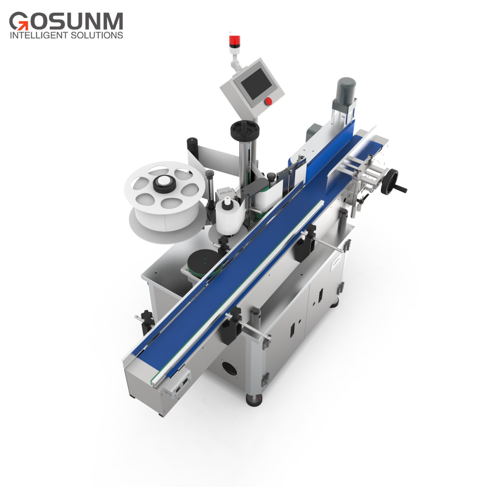 Automatic Vertical Roll to Roll Round Bottle Labeling Machine
