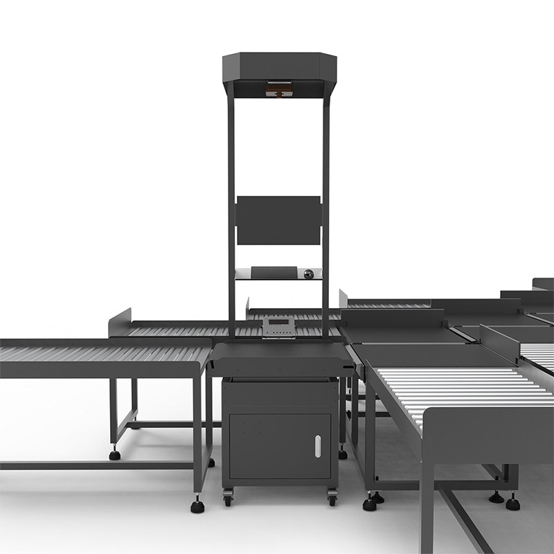 8 Ports Sorting Machine With Static DWS Parcel Measurering | Parcel ...