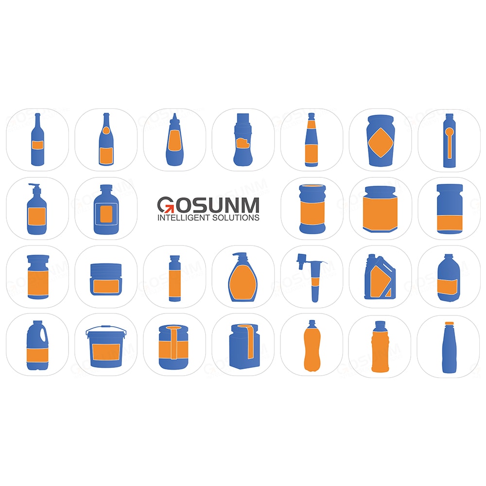 Gosunm Automatic Round Bottle Labeling Machine Series
