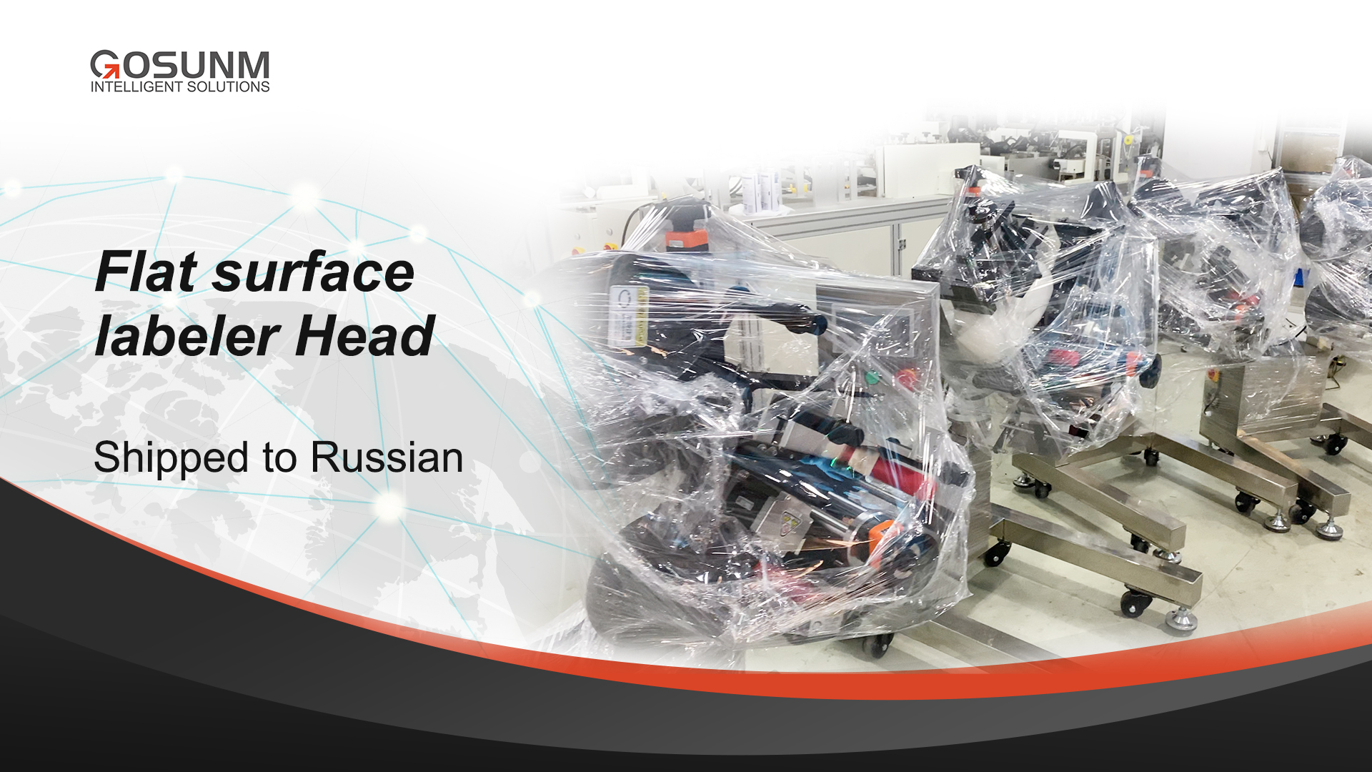 Wholesale Flat Surface Labeler Head Shipped To Russian