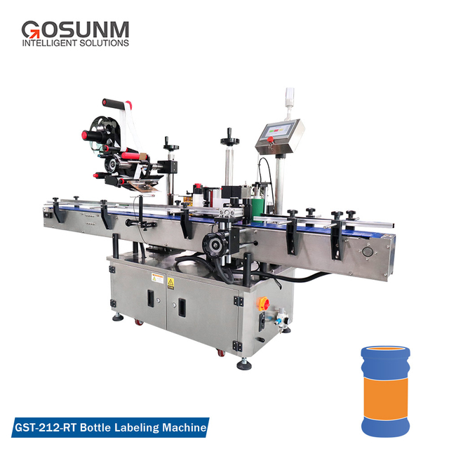 Flat Labeling + Round Bottle Positioning Labeling Machine