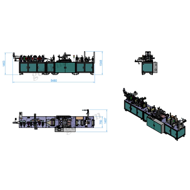 Automatic KN95 Mask Sheet Machine