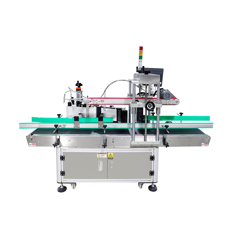 Real-time printing side roll labeling machine