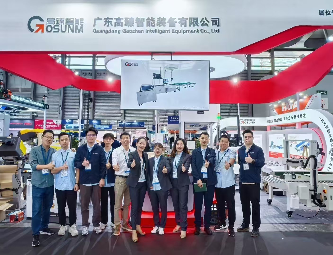 Gosunm showcases intelligent logistics sorting solutions at CeMAT ASIA