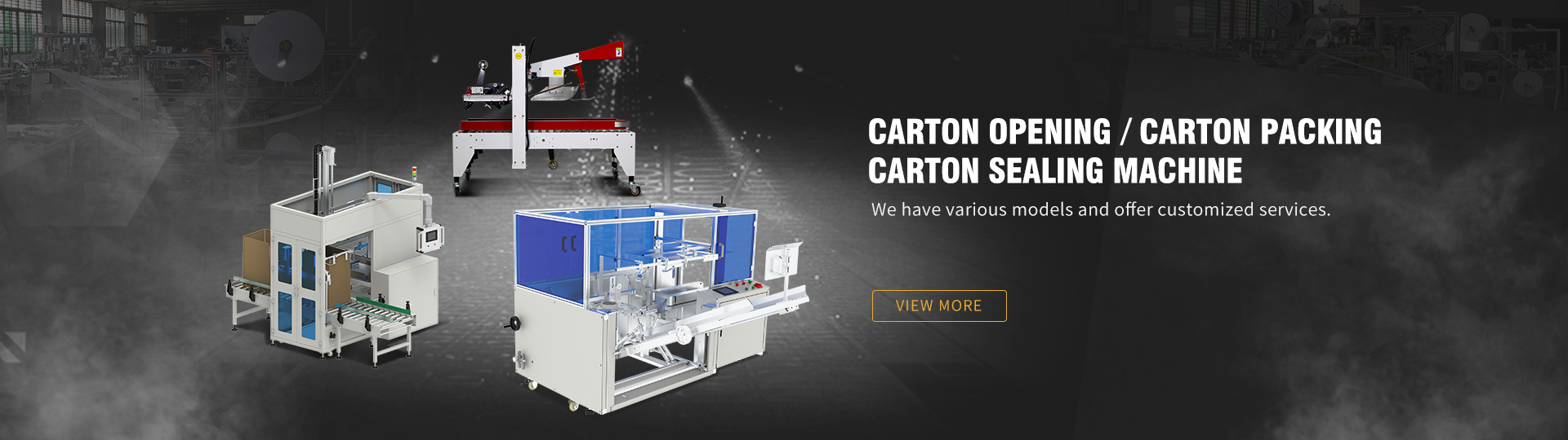carton sealing packing machine