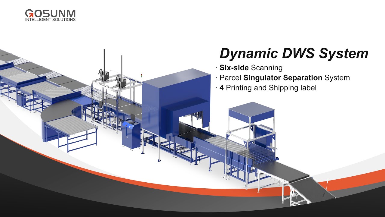 Dynamic DWS 6 Side Scanning Sorting Line Shipped To America